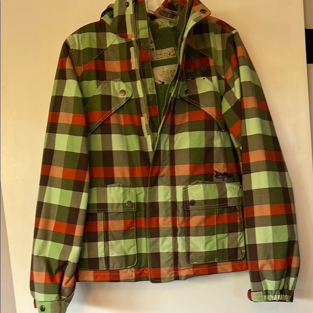 Plaid Burton Ski Jacket